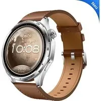 HONOR Watch 6, bis zu 35 Tage Akkulaufzeit, 5 ATM Wasserdichtigkeit, IP69, 46 mm, Twilight Brown