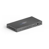 PURETOOLS - HDBaseT Switcher 4x1 mit HDMI Ausgang, 4K (60Hz 4:2:0)