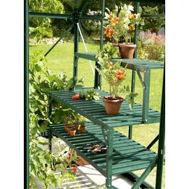 Vitavia Aluminium-Tischaufsatz passend für Alutisch 121 cm x 28 cm Grün