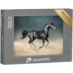 puzzleYOU Puzzle Puzzle 1000 Teile XXL „Araber: Pferd durchquert die Wüste“, 1000 Puzzleteile, puzzleYOU-Kollektionen Pferde, Araber Pferde