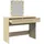vidaXL Schminktisch mit LED-Beleuchtung Sonoma-Eiche 100x40x130 cm