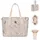 KIKKABOO Wickeltasche Florence Wickelunterlage, Reißverschluss, Flaschentaschen beige
