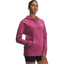 Under Armour Hoodie Fleece Fuchsia Dusk/White S