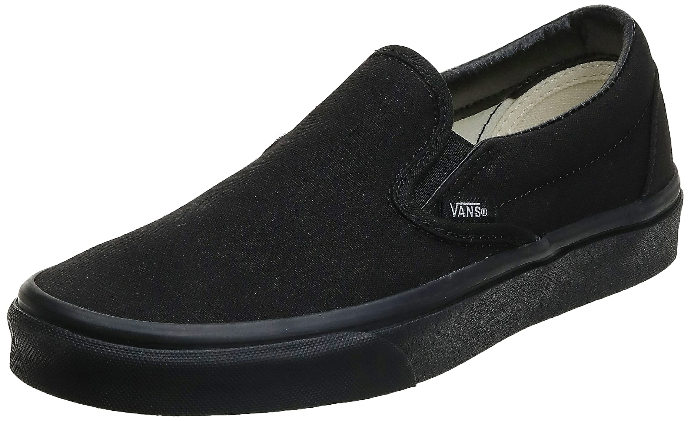 Vans Unisex-Erwachsene Classic Slip-On Low-Top, Schwarz (Black/Black BKA), 35 EU - 35 EU