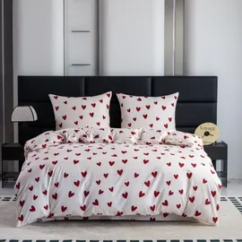 OEM Baumwollbettwäsche 200x200 Herzen