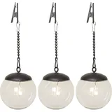Star Trading Solar-Hängeleuchte Globe 3er-Set