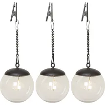 Star Trading Solar-Hängeleuchte Globe 3er-Set