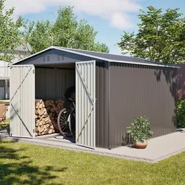 luscriate Gerätehaus 3,11 x 2,40 m Grau