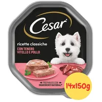 Cesar Nassfutter Huhn & Kalb 14 x 150 g