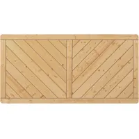 Tetzner & Jentzsch Sichtschutzelement Classic Diagonal 180 x 90 cm Grün/Holz