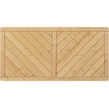 Tetzner & Jentzsch Lamellenzaun 180 x 90 cm Grün Holz