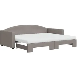 vidaXL Tagesbett 90 x 200 cm Grau