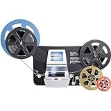 Super 8 Film Scanner, Converts Film in Digitales Video(3", 5", 7" und 9" Super 8/8 mm Film Rollen) MovieMaker/Film Digitizer, Super 8 Digitalisieren, mit 32 GB Speicherkarte und 2,4" LCD