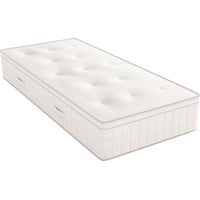 Schlaraffia Boxspringmatratze Air Boxspring mit Topper, 33 cm hoch, Raumgewicht: 43 kg/m3, 882 Federn, (1 St.), mit abnehmbaren Topper weiß Matratze, 94183458-3 33 cm