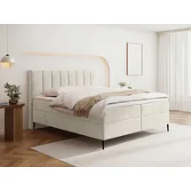 WFL GROUP Boxspringbett mit Bettkasten 120 x 200 cm H4