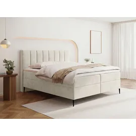 WFL GROUP Boxspringbett mit Bettkasten 120 x 200 cm H4