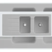 Villeroy & Boch Architectura 1160x510mm steam + Handbetätigung