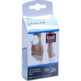 Bort PediSoft TexLine Zehen-Pad links