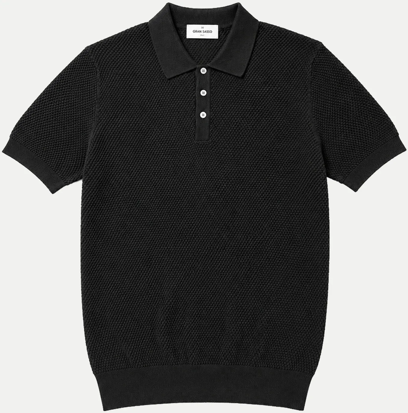 Poloshirt Schwarz 52