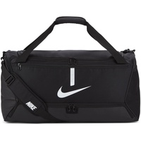 Nike Academy Team Duffel Bag, Black/Black/White, One Size