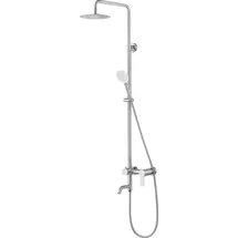TRIZERATOP Duschsäule aus Edelstahl mit Dusch-Set STEELY 3