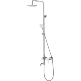 TRIZERATOP Duschsäule aus Edelstahl mit Dusch-Set STEELY 3