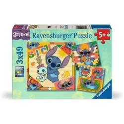 Ravensburger 3 x 49 Teile Puzzle Disney Stitch
