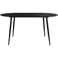 Leonique Esstisch »Eadwine«, Tischplatte aus MDF, verschiedene Größen und Farbvarianten, Höhe 76 cm, schwarz