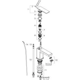 Hansgrohe Tecturis E Einhandmischer Chrom
