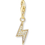 Thomas Sabo Thomas Sabo, Kettenanhänger Blitzsymbol Charm-Anhänger, (925 Silber