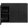 [en.casa] Waschbeckenunterschrank Skelbolu mit 3 Türen 90 x 60 x 40 cm Schwarz
