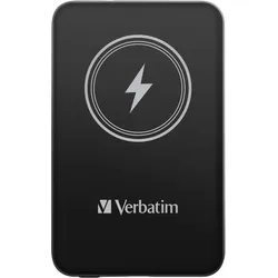 VERBATIM Akku Powerbank, 5.000mAh, MCP-5BK, Magnetic Wireless, USB-C, schwarz