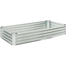 [en.casa] Celano 180 x 90 x 30 cm Silber