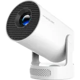 Mini-Projektor, 8K-Unterstützung, WiFi6-Kompatibilität, HY300 Pro Neu -Weiß, EU Stecker-a - Weiß