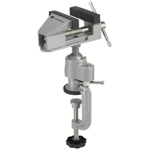 TOOLCRAFT Schraubstock Metall 78 mm grau