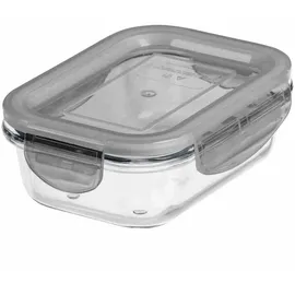 GASTROMAX Glas-Frischhaltedose rechteckig grau 0,25 l