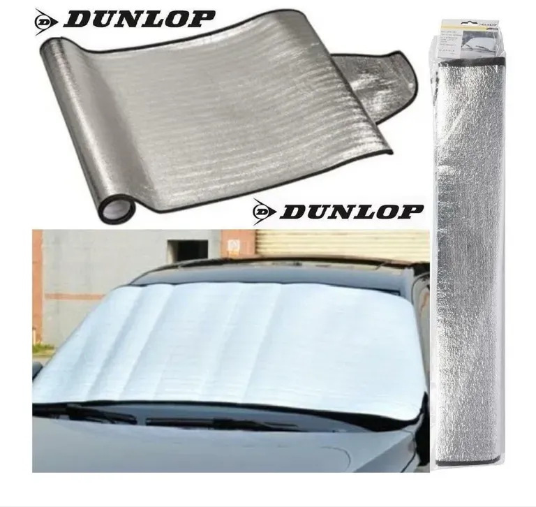 Abdeckung für die Frontscheibe des Autos – Thermo-Sonnenschutz, 150 x 70 cm, Dunlop