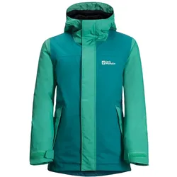 Jack Wolfskin Winterjacke Icy Mountain (wasser- und winddicht, atmungsaktiv,warm) 2022 türkis Jugendliche