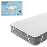 Alreya Matratzenschoner 180x200 cm - Atmungsaktiv, Oeko-TEX, Baumwolle, mit 4 Eckgummis, 90° Waschbar - wasserdichte Matratzenauflage 180 x 200 cm