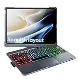 doqo Tastatur Hülle für iPad Air 11/iPad Pro 11,Hülle mit Tastatur für Air 11 M3/M2 (2025/2024),Air 5/4,Pro 11 4/3/2/1 Generation mit Touchpad, 360° Drehbar