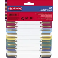 Herlitz Heftstreifen 34 x 150 mm Mehrfarbig 10 St.