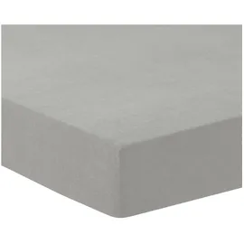 Traumschlaf Spannbettlaken Frottee 180 x 200 - 200 x 200 cm grau