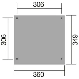 Weka 657 Gr. 2 3,49 x 3,60 m Natur