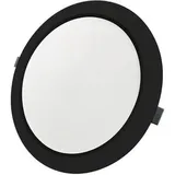 LUXULA Einbauleuchte 6W rund schwarz