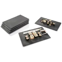 sänger 6-tlg. Schieferplatten Set, in Grau | Gr.: onesize