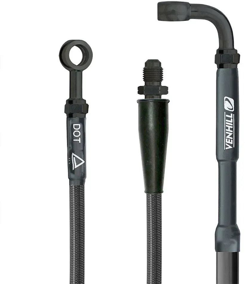 Venhill Gas 1-bk Bremsleitungssatz Vorne - Carbon / Black - One Size