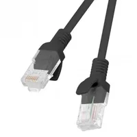 LANBERG Netzwerkkabel 5 m Cat.5e Schwarz