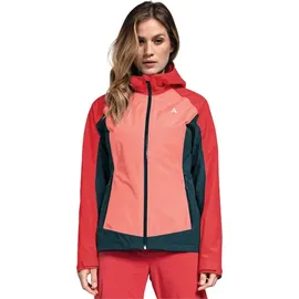 Schöffel Damen Regenjacke Jacket Wamberg L - Blau/Rosa - 46