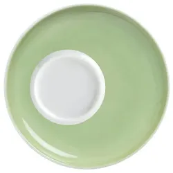 KAHLA 393500A69358C Five Senses Wildblume Untertasse 11 cm | Aquarell-Grüner Unterteller aus Porzellan