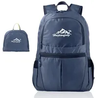 Intirilife Faltbarer Rucksack Ultraleicht in Dunkelblau - 36L Unisex